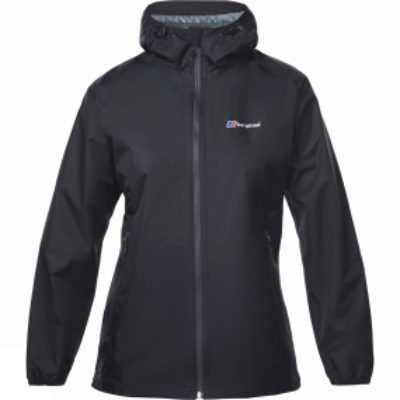 Berghaus Womens Deluge Light Jacket Black/Black